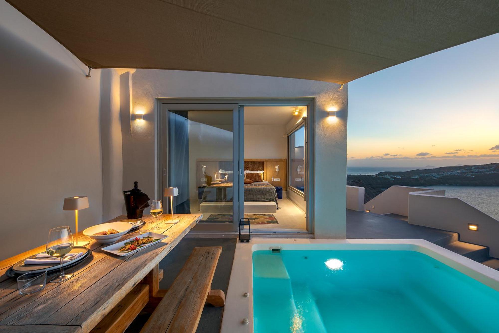 Grand View - Megalochori Santorini Aparthotel Ngoại thất bức ảnh