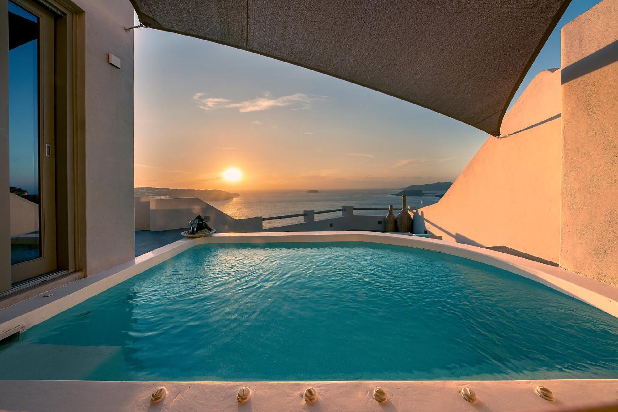 Grand View - Megalochori Santorini Aparthotel Ngoại thất bức ảnh