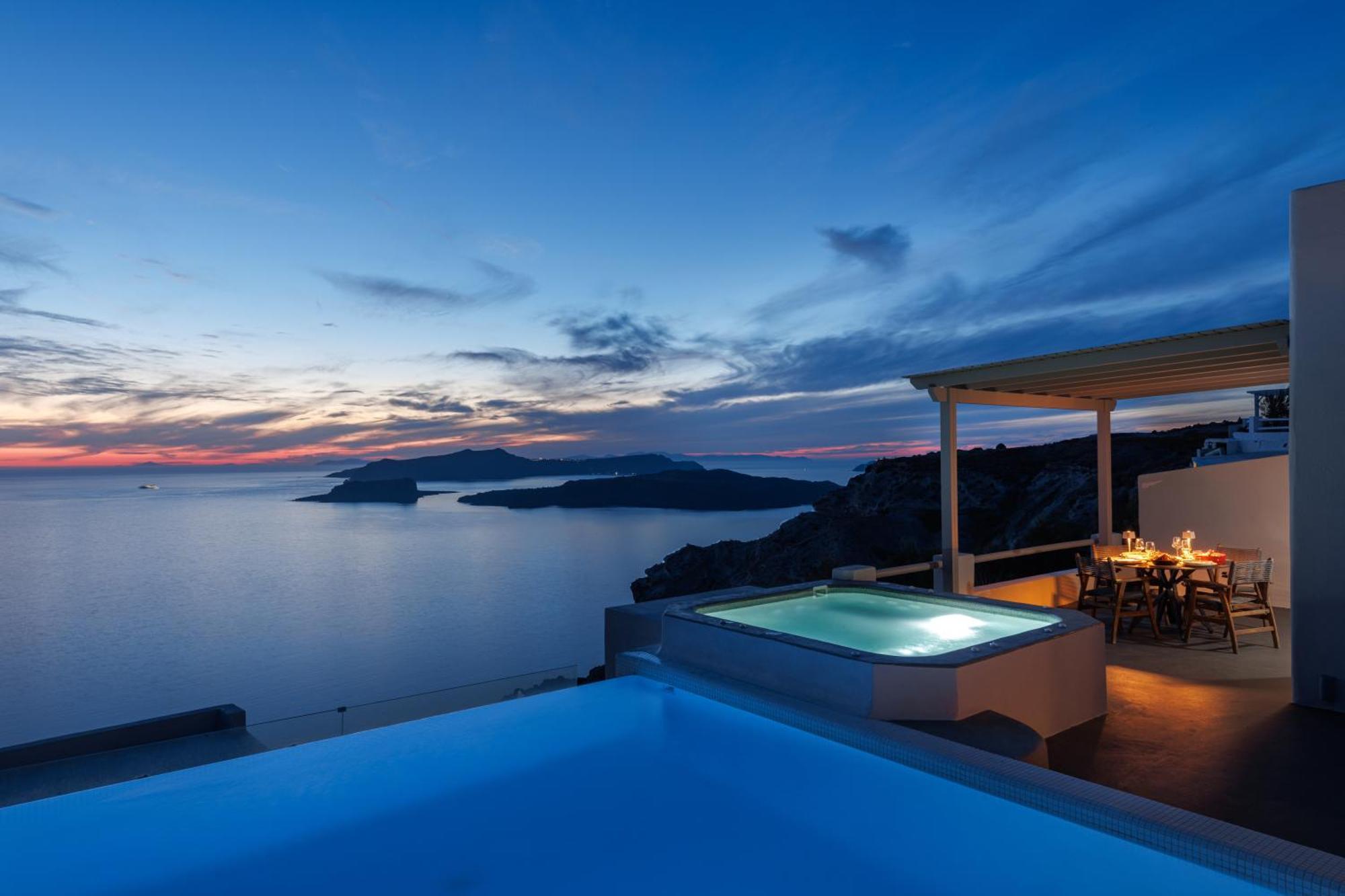 Grand View - Megalochori Santorini Aparthotel Ngoại thất bức ảnh